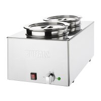 Buffalo Bain-Marie mit 2x 5.2L Schalen 3