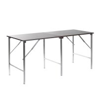 Klappbarer Arbeitstisch aus Edelstahl 90(H) x 200(B) x...