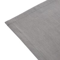 Olympia Leinen Tischserviette Grau 400x400mm (12 Stück)