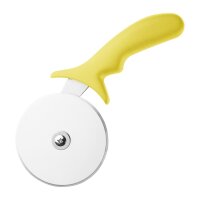 Hygiplas Edelstahl Pizzarad gelb 10cm 1