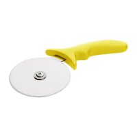 Hygiplas Edelstahl Pizzarad gelb 10cm 2