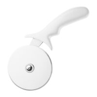 Hygiplas Edelstahl Pizzarad weiß 10cm 1