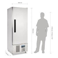 Polar Serie G Kühlschrank Edelstahl 440L