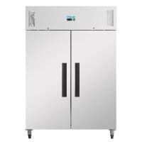 Polar Serie G zweitüriger Kühlschrank Edelstahl 1200L