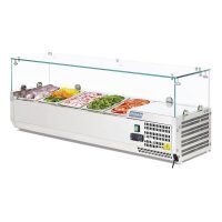 Polar Serie G Aufsatzkühlvitrine 5 x GN1/4