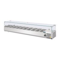 Polar Serie G Aufsatzk&uuml;hlvitrine 10 x GN1/4