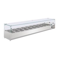 Polar Serie G Aufsatzkühlvitrine 10 x GN1/4