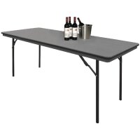 Bolero rechteckiger Klapptisch grau 183cm 3