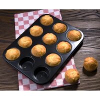 Vogue antihaftbeschichtete Muffinform 12 Muffins 1
