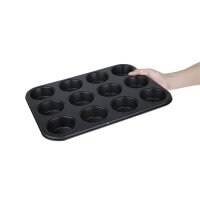 Vogue antihaftbeschichtete Muffinform 12 Muffins 3