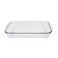 Pyrex rechteckige Glasbratform 400mm