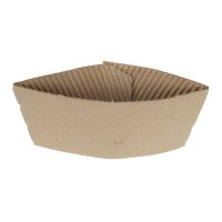 Gewellte Bechermanschetten für 35cl und 45,5cl Becher (1000 Stück)