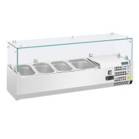 Polar Serie G Aufsatzkühlvitrine für 3x GN1/3 + 1x GN1/2