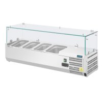 Polar Serie G Aufsatzkühlvitrine für 3x GN1/3 + 1x GN1/2