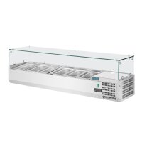 Polar Serie G Aufsatzkühlvitrine für 5x GN1/3 und 1x GN1/2