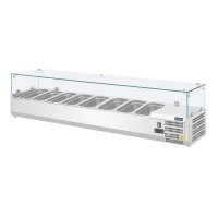 Polar Serie G Aufsatzkühlvitrine für 8x GN1/3