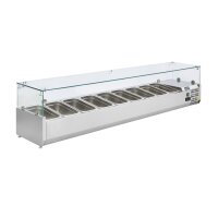 Polar Serie G Aufsatzkühlvitrine für 9x GN1/3