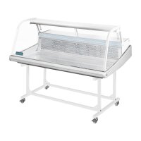 Polar G-Serie Fisch Display servieren ueber Theke Kuehlschra