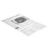 Wachspapier Zeitungsdruck 27 x 42cm (500 Stück)