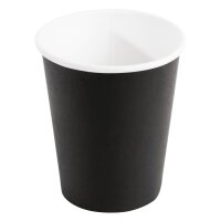 Fiesta Recyclable Coffee To Go Becher 230ml schwarz x1000 (1000 Stück)