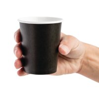 Fiesta Coffee To Go Becher 230ml schwarz x50 (50 Stück)