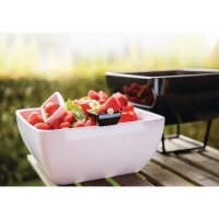 APS Pure quadratische Melaminschale weiß 12,5cm
