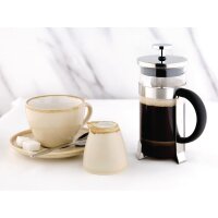 Olympia French Press Edelstahl und Glas 35cl