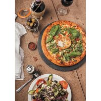 Olympia Pizzabrett aus Schiefer 33cm 1