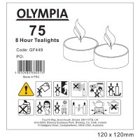 Olympia Teelichter 8 Std. (75 Stück gallery