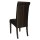 Bolero Esszimmerstühle mit runder Rückenlehne Kunstleder dunkelbraun (2 Stück)
