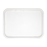 Olympia Kristallon Fast Food-Tablett weiß 41,5 x 30,5c