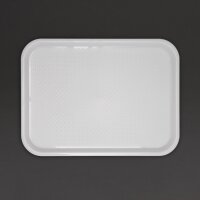 Olympia Kristallon Fast Food-Tablett weiß 41,5 x 30,5c