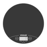 Vogue Weighstation elektronische runde Waage 5kg 2