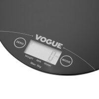 Vogue Weighstation elektronische runde Waage 5kg 3
