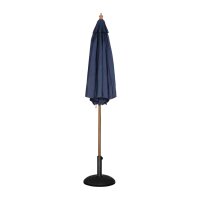 Bolero runder Sonnenschirm dunkelblau 2,5m