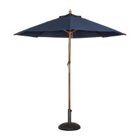 Bolero runder Sonnenschirm dunkelblau 3m