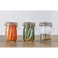 Kilner Weckglas mit Bügelverschluss 1 Liter