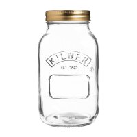 Kilner Weckglas mit Schraubverschluss 1 Liter