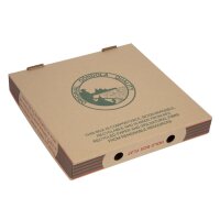 Kompostierbare Pizzakartons mit Gondola Design 30cm (100 Stück)