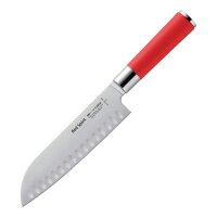 Dick Red Spirit Santokumesser mit Kullenschliff 18cm 2