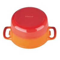Vogue runder Schmortopf orange groß