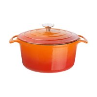 Vogue runder Schmortopf orange groß