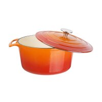 Vogue runder Schmortopf orange groß
