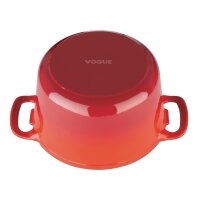 Vogue runder Schmortopf rot