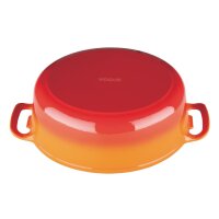 Vogue ovaler Schmortopf orange gro&szlig;