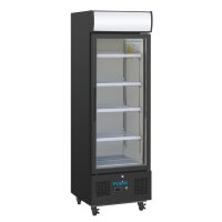 Polar G-Serie Standkühlschrank mit Display 218Ltr Schwa