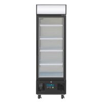 Polar G-Serie Standkühlschrank mit Display 218Ltr Schwa