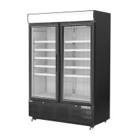 Polar G-Serie Gefrierschrank mit Sichtfenster 920Ltr Schwarz