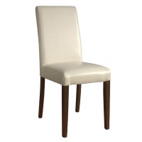 Bolero Esszimmerstühle Kunstleder creme (2 Stück) 