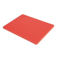 Hygiplas LDPE Schneidebrett rot 30,5x22,9x1,2cm 2